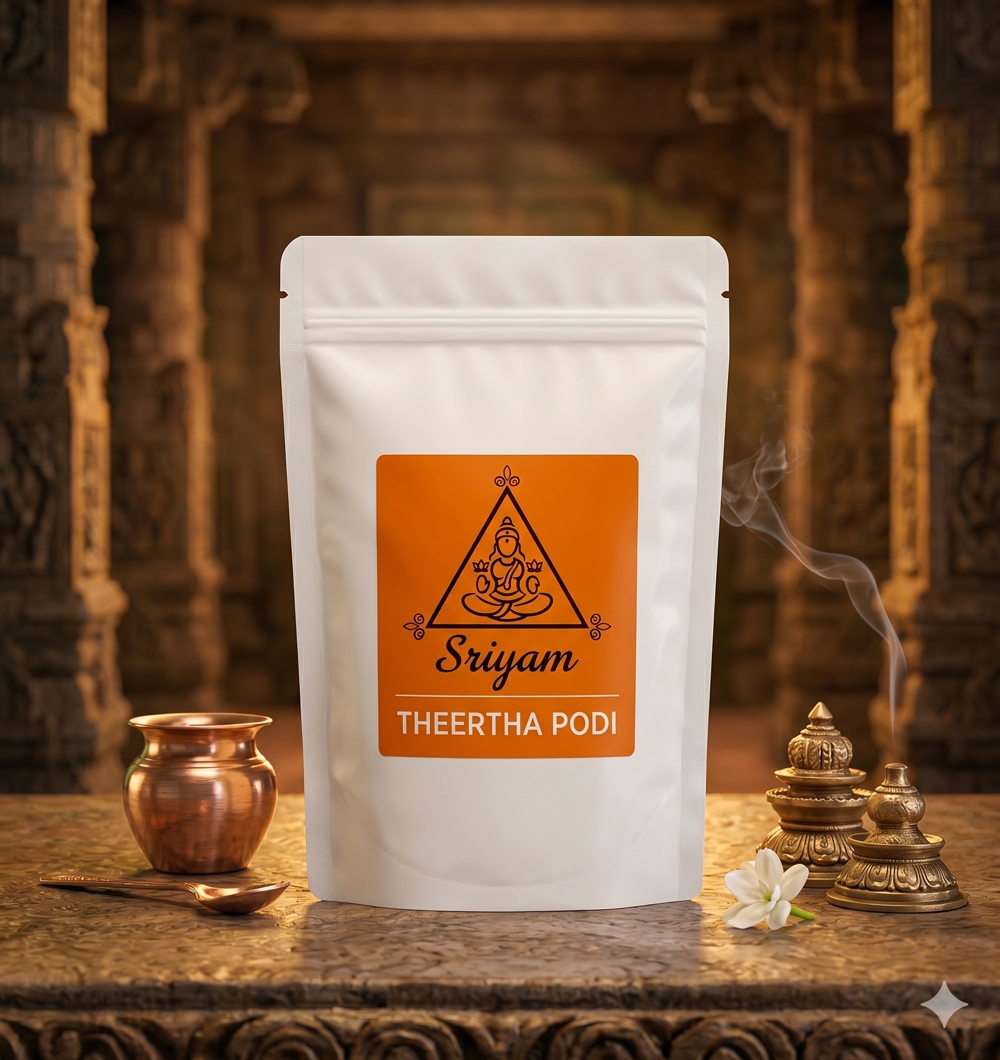Sriyam Theerthapodi – Natural Blend for Sacred Theertham